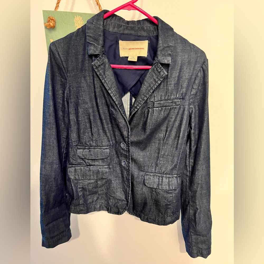 Anthropology Pilcro Jean jacket medium